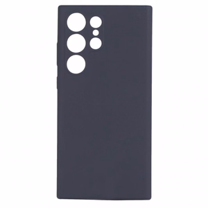 Telefona maciņš TM Pure Silicone piemērots Samsung S916 S23 Plus / Charcoal Gray / (Blister)