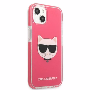 KARL LAGERFELD KLHCP13STPECPI IPHONE 13 MINI 5.4 "MACIŅŠ FUCHSIA/FUSCHIA CHOUPETTE HEAD