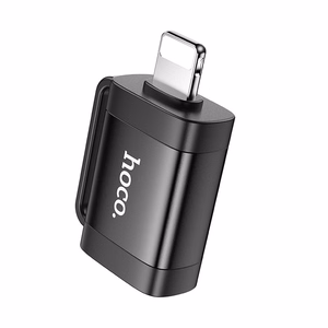 OTG adapteris Lightning uz USB A Hoco UA31A melns