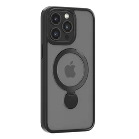 Comma viedtālruņa apvalks Joy Shark Mag iPhone 15 Plus melns