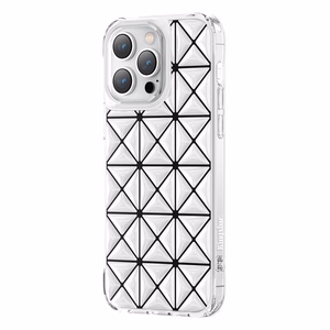 Kingxbar Miya Series viedtālruņa apvalks iPhone 14 Pro Max aizmugurējais vāks balts