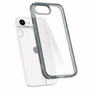 Viedtālruņa apvalks Spigen Ultra Hybrid - iPhone 16e - pelēks
