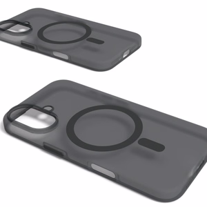 Puro Daylight MagSafe silikona viedtālruņa apvalks iPhone 16 Plus - melns