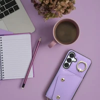 Viedtālruņa apvalks (m) WONDER paredzēts SAMSUNG A35 5G - violets