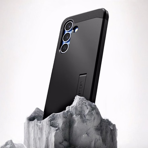 Spigen Tough Armor Magnētiskais viedtālruņa apvalks Samsung Galaxy S25 - melns