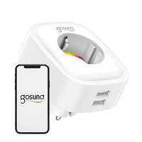 Viedā kontaktligzda WiFi Gosund SP112 2xUSB, 16A, Tuya