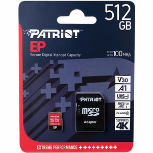 Patriot Memory PEF512GEP31MCX atmiņas karte 512 GB MicroSDXC Class 10