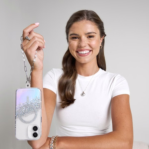 Case-Mate Karat MagSafe vāciņš ierīcei iPhone 16, hologrāfisks Soap Bubble