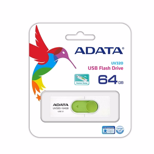 USB zibatmiņa USB3.1 64GB balta Adata UV320