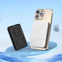 Bezvadu magnētiskais portatīvais lādētājs Dudao K14S USB-C / MagSafe 20W 5000mAh (melns)