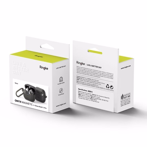 Ringke Onyx Magnētiskais viedtālruņa apvalks Samsung Galaxy Buds 3 / 3 Pro - melns