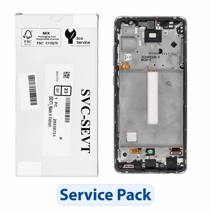 ServicePack LCD displejs SAMSUNG A52S 5G A528B GH82-26861D Balta