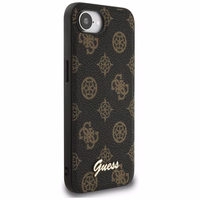 Guess Peony Script Logo magnētiskais viedtālruņa apvalks iPhone 16e - melns