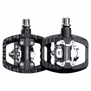 Rockbros PD303 daļēji fiksējami platformas velosipēda pedāļi – melni