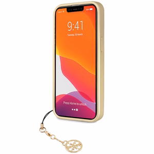 Guess 4G Charms Collection viedtālruņa apvalks iPhone 14 Pro - pelēks