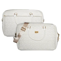 Wonder Portatīvā datora soma 15–16 collas pico quilted beiges krāsas