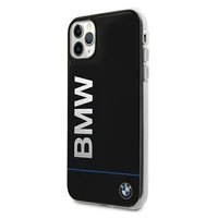 BMW Signature drukāts logotips iPhone apvalks iPhone 11 Pro - melns