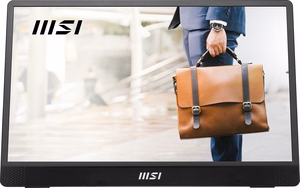 MSI PRO MP161 E2U portatīvais monitors melns 39.6 cm (15.6") LED 1920 x 1080 pikseļi