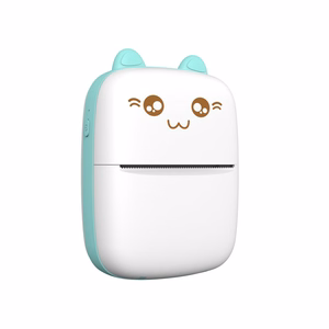 HURC9 Bluetooth Mini Kitty termoprinteris ar lietotni - zila