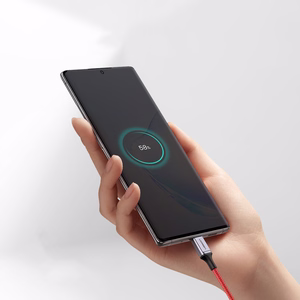 Ugreen US294 USB-C - USB-C 3A 480Mb/s kabelis 1m sarkans