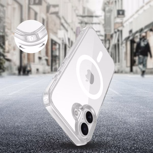 Tech-Protect Flexair Hybrid CC Magnētiskais iPhone 16 viedtālruņa apvalks - caurspīdīgs