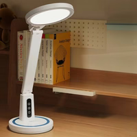 Galda lampa LED DL-01 bezvadu balta