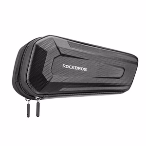 Rockbros B66 ūdensnecaurlaidīga velosipēda rāmja soma - melna