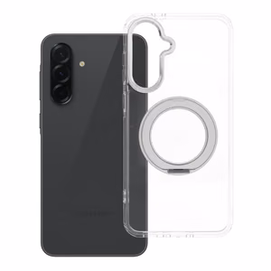 Case for Samsung A36 Frame Circle Stand compatible with MagSafe transparent