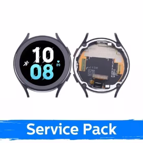 LCD displejs saderīgs ar Samsung R910 Watch 5 44mm ar rāmi / Graphite / (Service Pack)