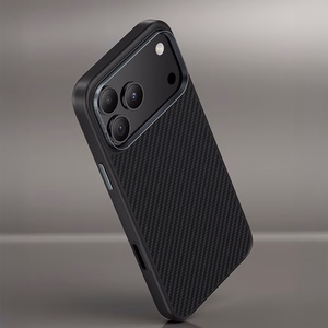Benks Magnetic Armor Pro Kevlar Чехол Metal Frame 600D (A069) для Iphone 17 Pro чёрный (Camera Control Button)