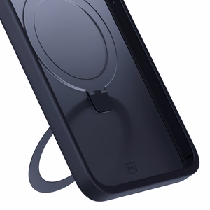 3mk Smoke viedtālruņa apvalks Mag&Stand Apple iPhone 15 plus - melns