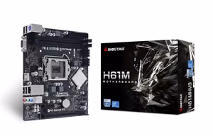 Biostar H61MHV3 mātesplate Intel® H61 LGA 1155 (Socket H2) micro ATX