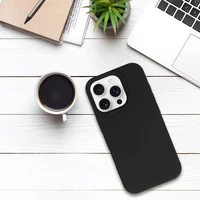 Tel Protect silikona viedtālruņa apvalks Iphone 16 Pro Max melns