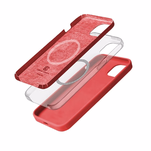 Crong Color Cover Magnetic MagSafe vāciņš ierīcei iPhone 15 Plus, rozā