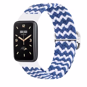 Pīta siksniņa Mi Band 7 Pro/ M7 Pro (7) zila un balta