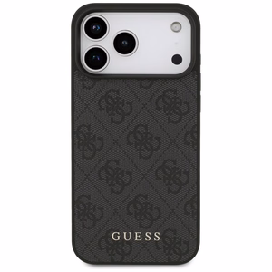 Guess 4G Classic maciņš modelim iPhone 17 Pro Max / 18 Pro Max – krāsa: melna
