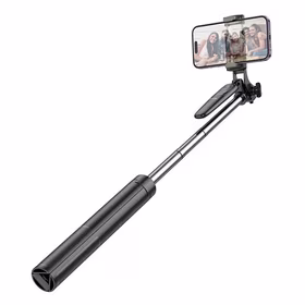 Selfija nūja-statīvs Hoco tripod ar bezvadu pulti K19 melns