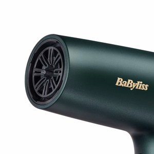 BaByliss Air Power Pro D6555DE – 1700 W joniskais matu fēns, zaļš / zelta