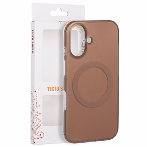 Tecto Shield Mistiq Mag vāciņš iPhone 16 6,1", brūns