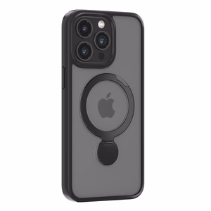 Comma viedtālruņa apvalks Joy Shark Mag iPhone 15 melns