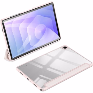 Korpuss Dux Ducis Toby Samsung X210/X215/X216 Tab A9 Plus 11.0/X230/X235/X236 Tab A11 Plus 11.0 rozā krāsā