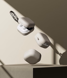 Ringke Silicone maciņš priekš Samsung Galaxy Buds 4 / 4 Pro bēšs