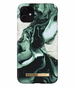 IDEAL OF SWEDEN IDFCAW21-I1961-320 IPHONE 11 GOLDEN OLIVE MARBLE maciņš