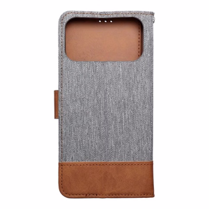 Чехол-книжка для iPhone 17 PRO MAX Jeans Book серый