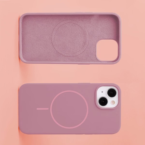 Silicone Thin Mag maciņš iPhone 17 Pro Max 6,9" rozā