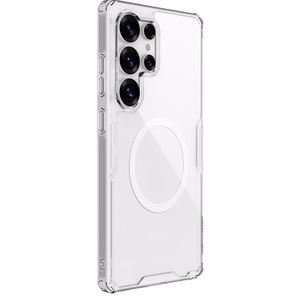 Nillkin Nature TPU Pro Magnētiskais viedtālruņa apvalks ar MagSafe Samsung Galaxy S25 Ultra - Balts