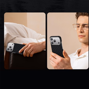 Benks Magnetic Armor Air Armor Grid Kevlar Case Metal Frame 600D (B068) for Iphone 17 Air black