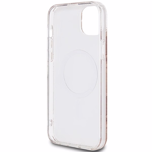 Guess IML GCube Magnētiskais viedtālruņa apvalks iPhone 15 Plus / 14 Plus - brūna