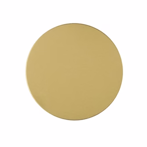Metal plate for magnet holders - round 40mm gold