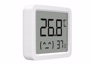 Xiaomi Smart Temperature and Humidity Monitor 3 Mini QBH4312GL – kompakts temperatūras un mitruma monitors, balts